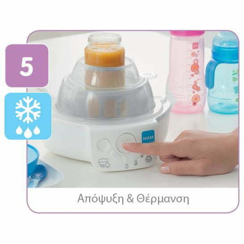 Ηλεκτρικός Αποστειρωτής & Θερμαντήρας Μπιμπερό (6 σε 1)