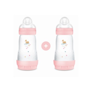 Σετ 2 Μπιμπερό Easy Start™ Anti-Colic 260ml - Girl – Ροζ