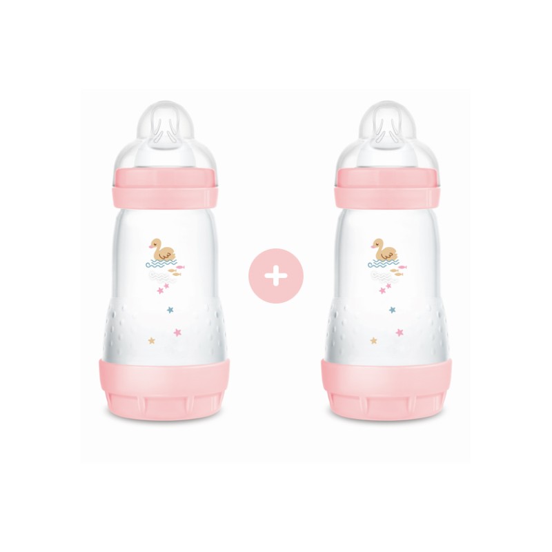 Σετ 2 Μπιμπερό Easy Start™ Anti-Colic 260ml - Girl – Ροζ