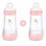 Σετ 2 Μπιμπερό Easy Start™ Anti-Colic 260ml - Girl – Ροζ