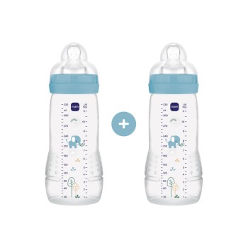 Σετ 2 Μπιμπερό Easy Active™ Baby Bottle 330ml - Boy - Μπλε