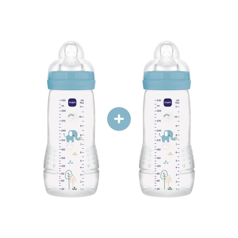 Σετ 2 Μπιμπερό Easy Active™ Baby Bottle 330ml - Boy - Μπλε
