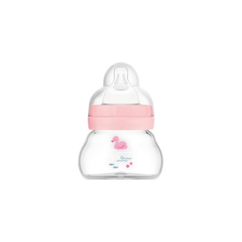 Μπιμπερό Γυάλινο Feel Good 90ml - Girl – Ροζ