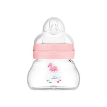 Μπιμπερό Γυάλινο Feel Good 90ml - Girl – Ροζ