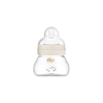 Μπιμπερό Γυάλινο Feel Good 90ml - Unisex – Κρεμ