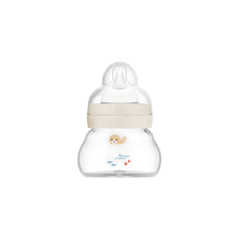 Μπιμπερό Γυάλινο Feel Good 90ml - Unisex – Κρεμ