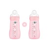 Σετ 2 Μπιμπερό Easy Active™ Baby Bottle 270ml - Girl – Ροζ