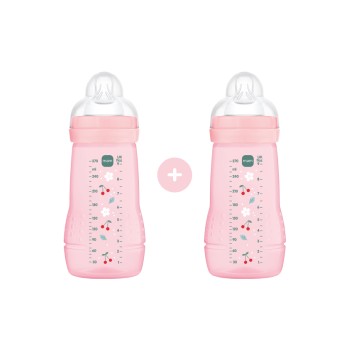 Σετ 2 Μπιμπερό Easy Active™ Baby Bottle 270ml - Girl – Ροζ