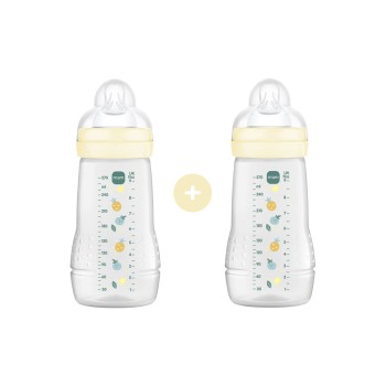 Σετ 2 Μπιμπερό Easy Active™ Baby Bottle 270ml - Unisex – Κρεμ