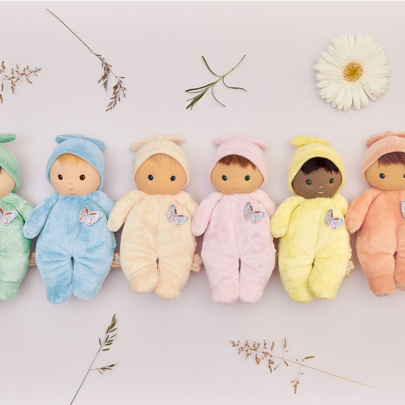 TENDRE BEBE. Υφασμάτινη κούκλα μωρό Jasmine 24εκ.