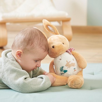 Kaloo Petites Chansons Υφασμάτινο Κουνελάκι με Ήχο σε Κουτί Δώρου